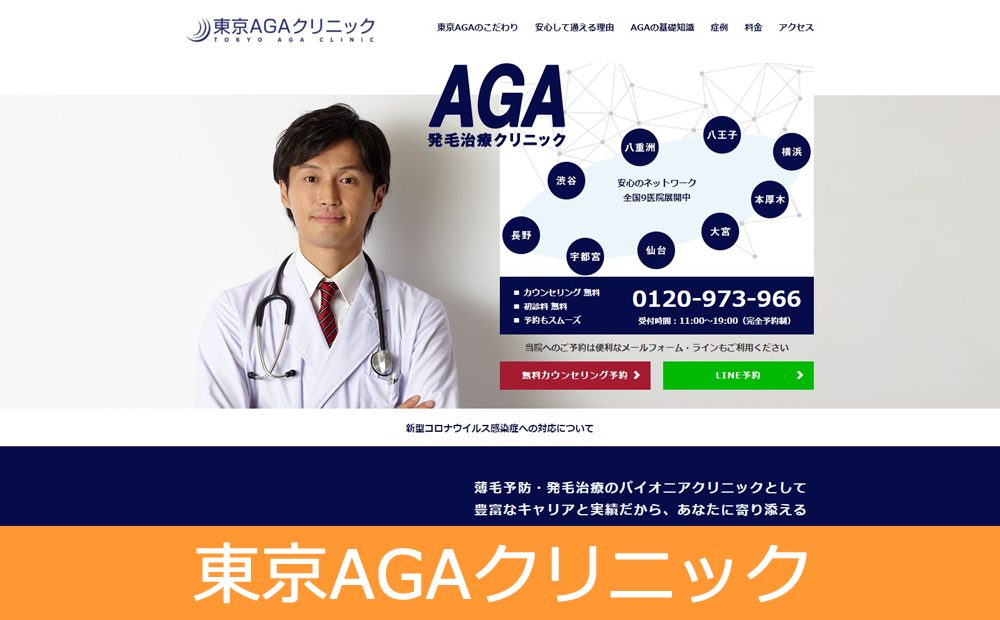 東京AGAクリニックのAGA治療